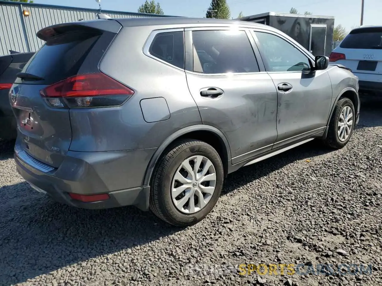 3 Photograph of a damaged car KNMAT2MV0KP529990 NISSAN ROGUE 2019