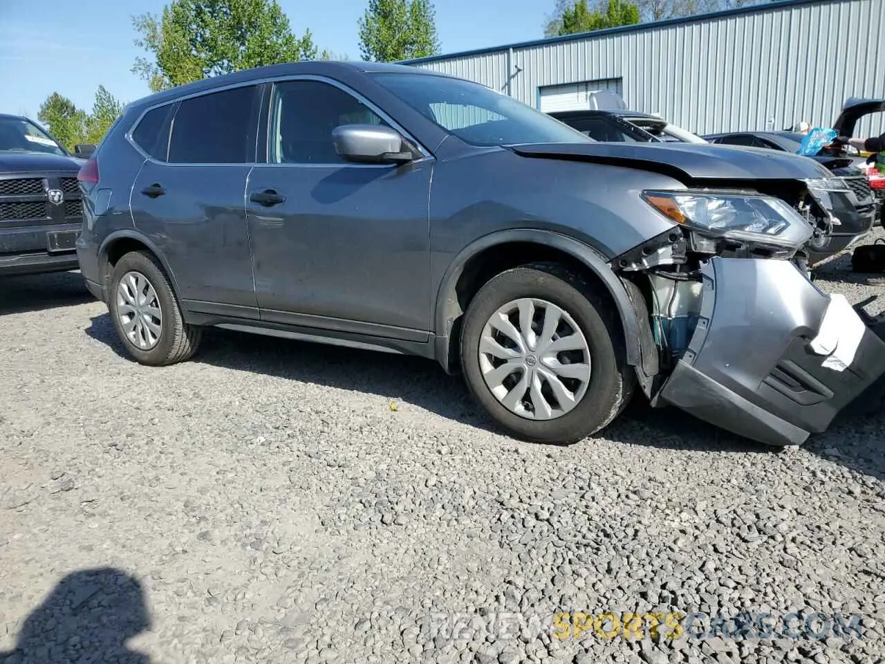 4 Photograph of a damaged car KNMAT2MV0KP529990 NISSAN ROGUE 2019