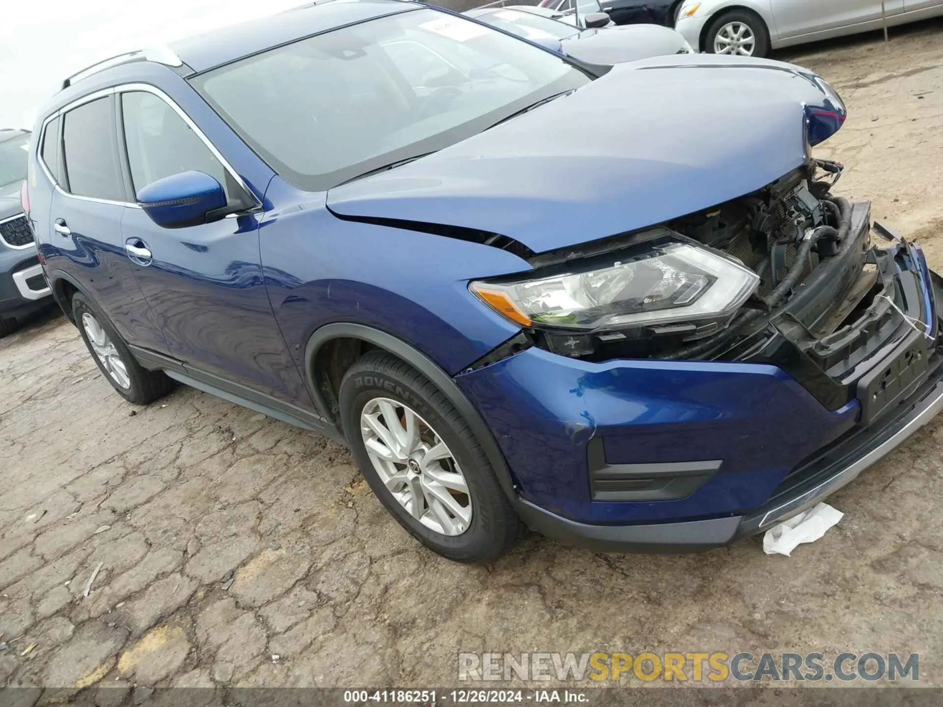 1 Photograph of a damaged car KNMAT2MV0KP535112 NISSAN ROGUE 2019