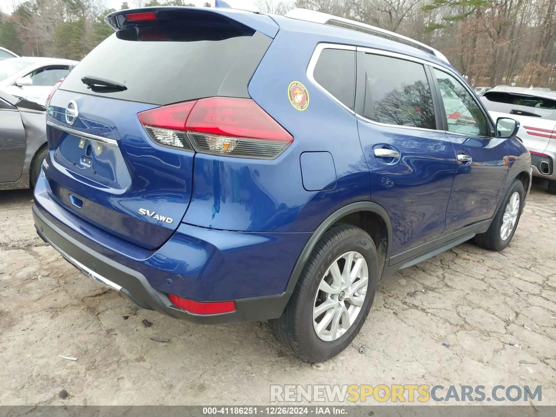 4 Photograph of a damaged car KNMAT2MV0KP535112 NISSAN ROGUE 2019