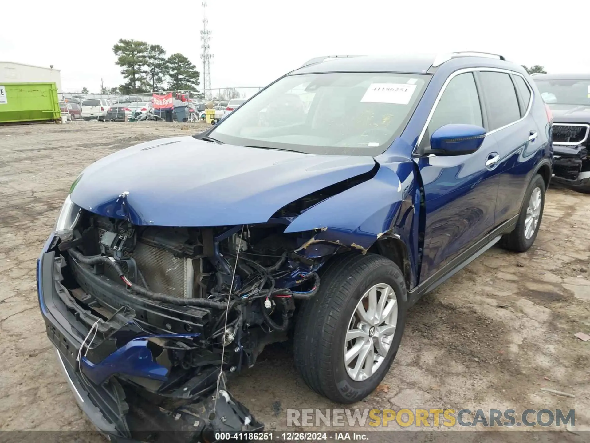 6 Photograph of a damaged car KNMAT2MV0KP535112 NISSAN ROGUE 2019