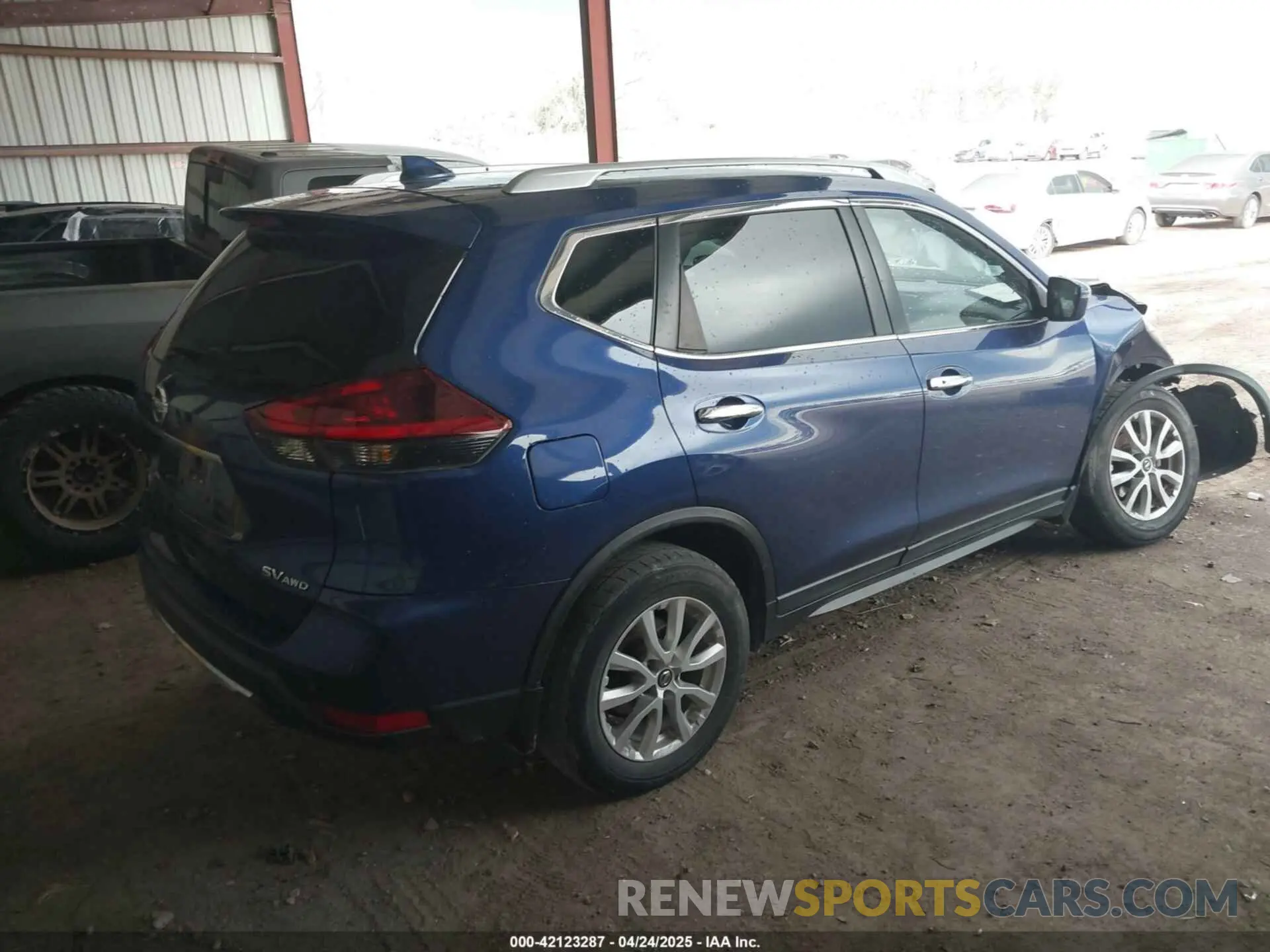 4 Фотография поврежденного автомобиля KNMAT2MV0KP536910 NISSAN ROGUE 2019