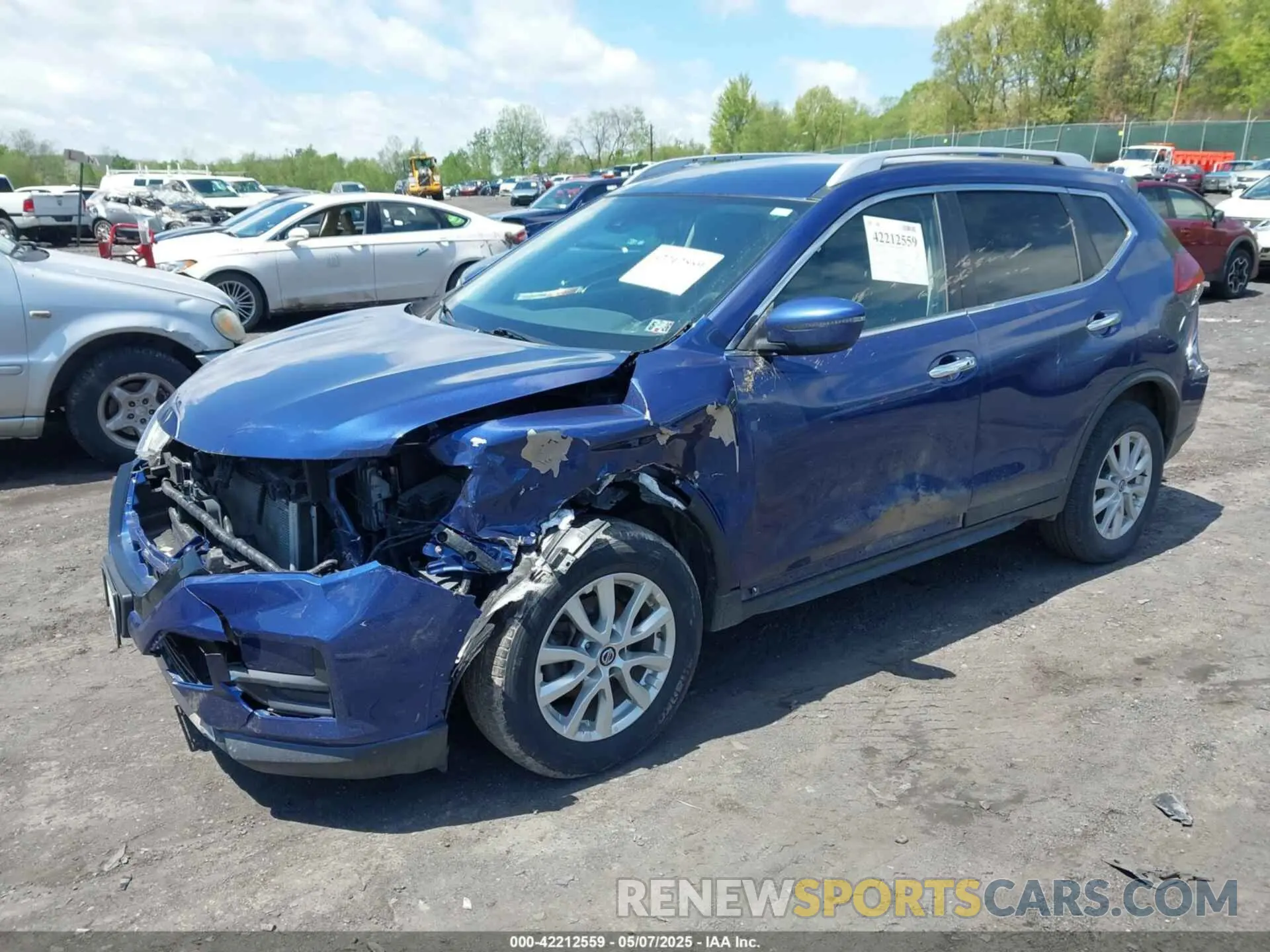 2 Photograph of a damaged car KNMAT2MV0KP539273 NISSAN ROGUE 2019