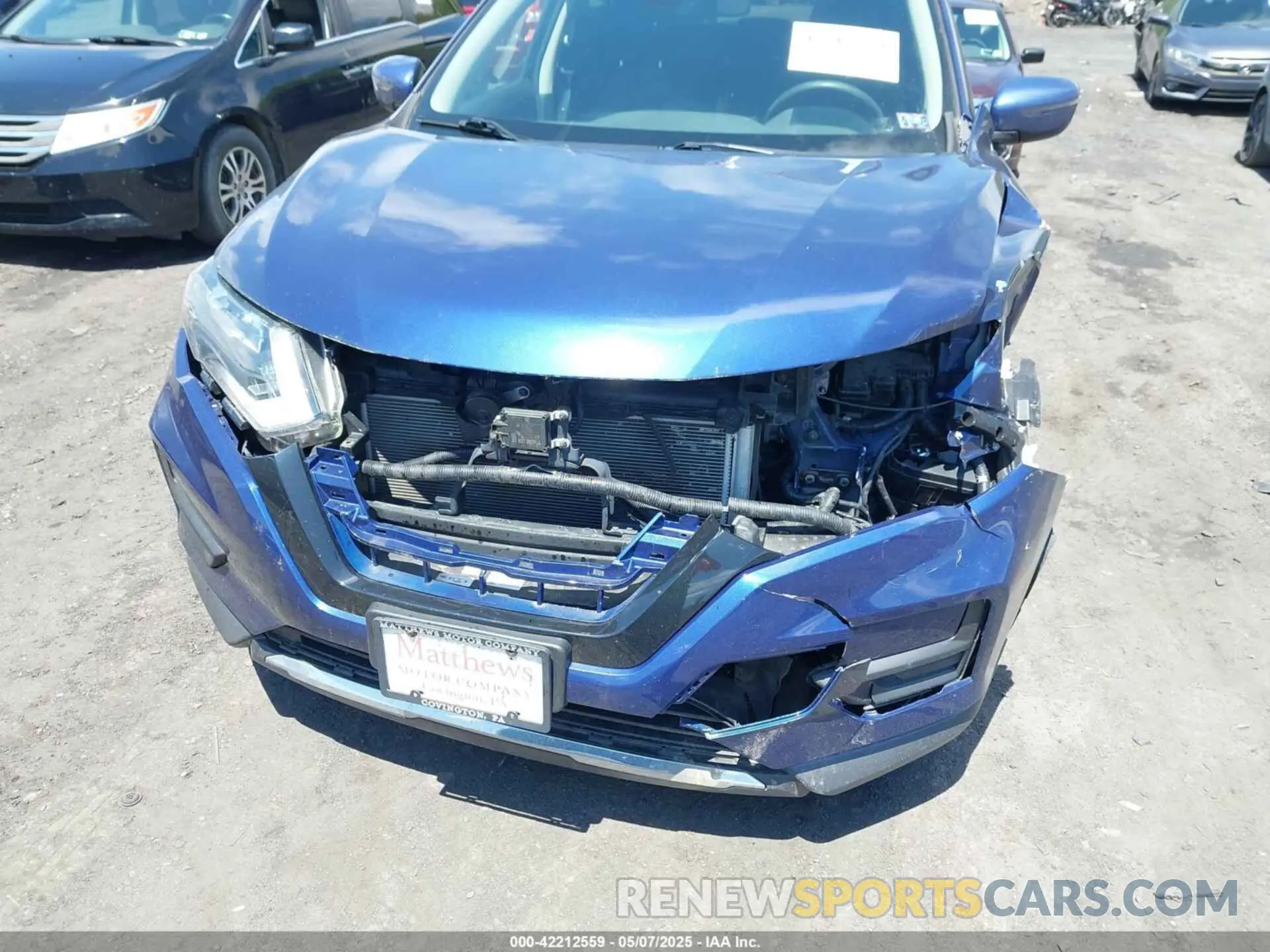 6 Photograph of a damaged car KNMAT2MV0KP539273 NISSAN ROGUE 2019