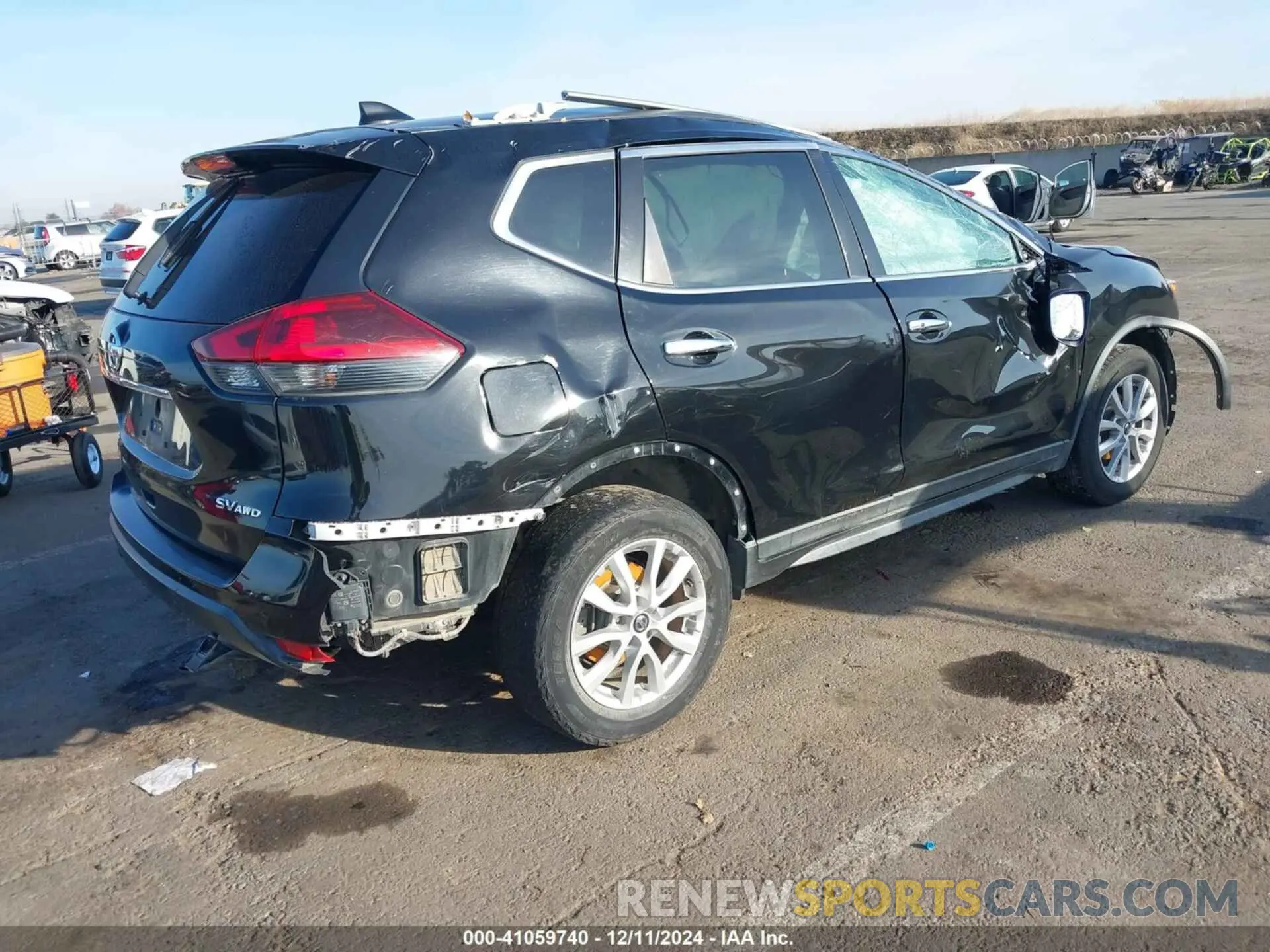 4 Photograph of a damaged car KNMAT2MV0KP542612 NISSAN ROGUE 2019