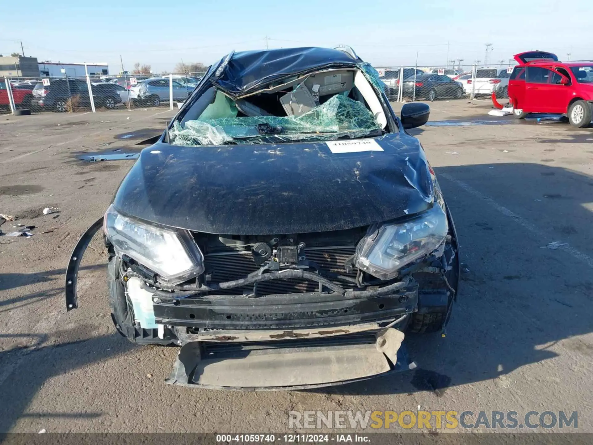 6 Photograph of a damaged car KNMAT2MV0KP542612 NISSAN ROGUE 2019