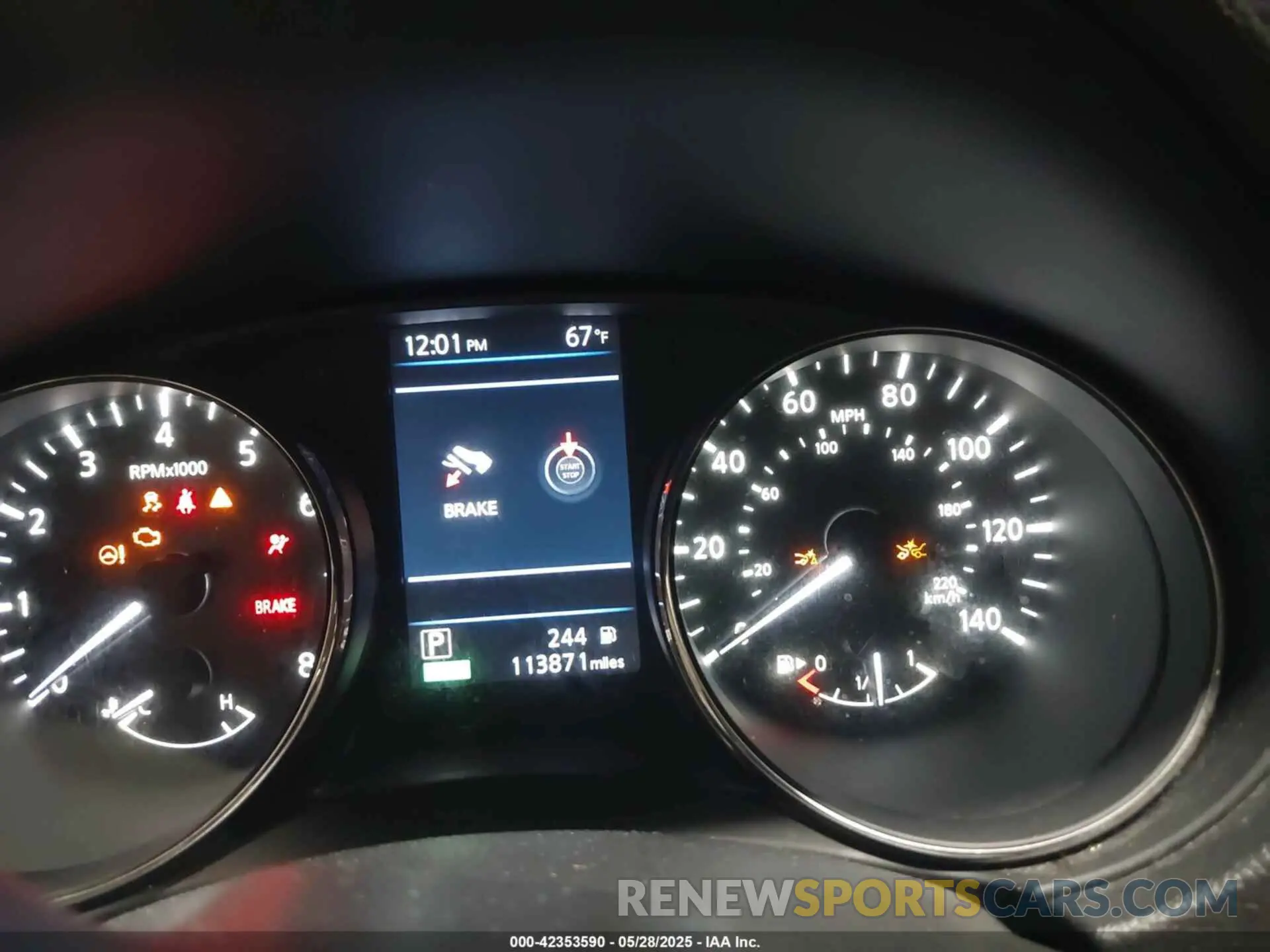 7 Photograph of a damaged car KNMAT2MV1KP513698 NISSAN ROGUE 2019