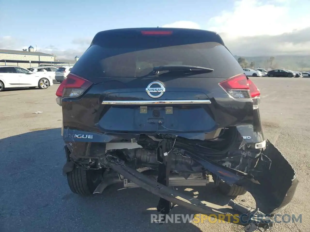 6 Photograph of a damaged car KNMAT2MV1KP541646 NISSAN ROGUE 2019