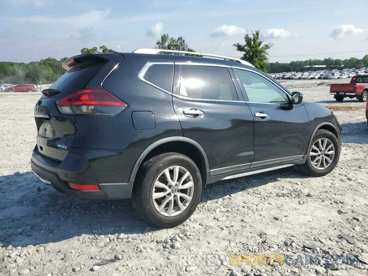 3 Photograph of a damaged car KNMAT2MV2KP516366 NISSAN ROGUE 2019