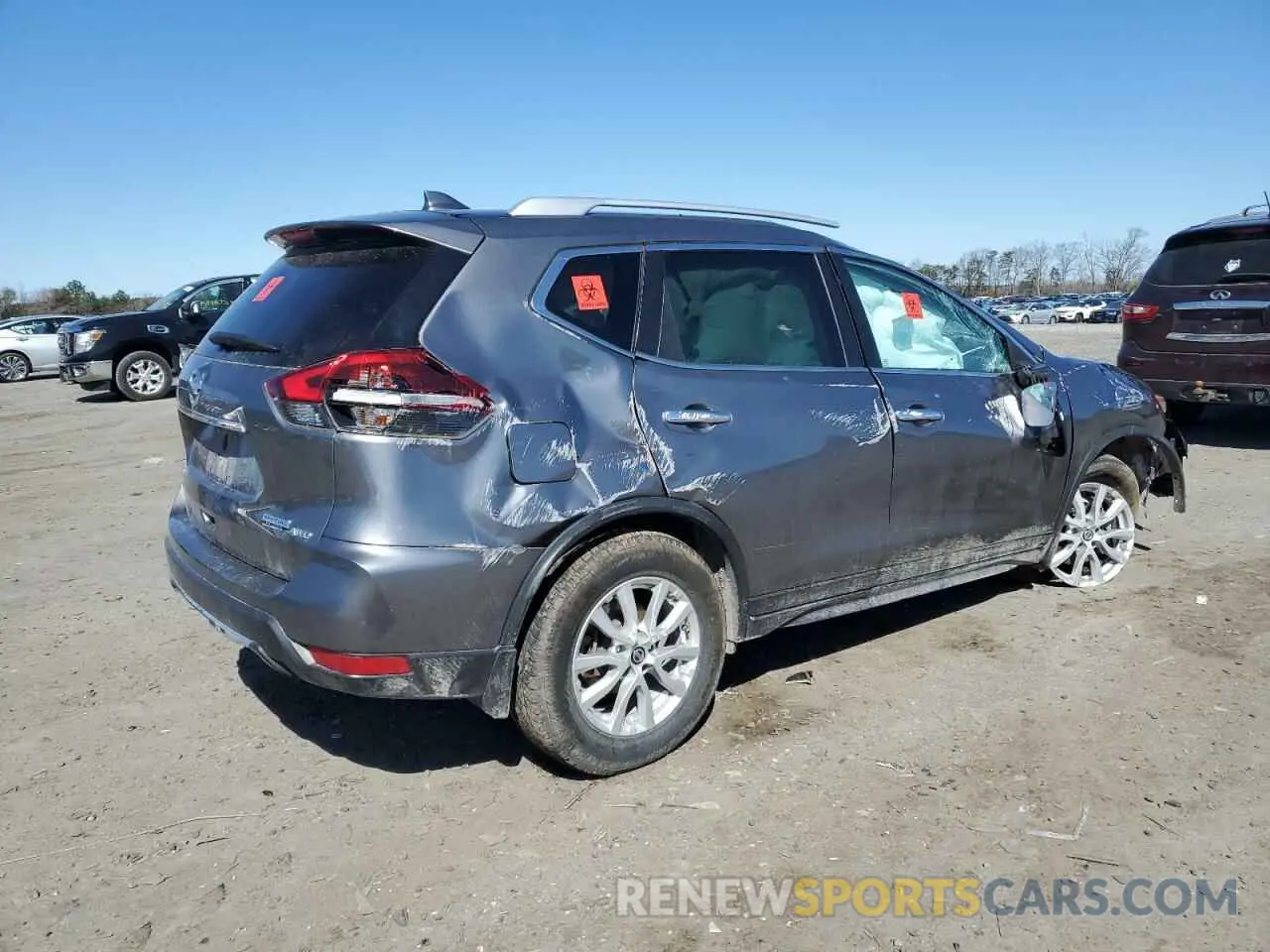 3 Photograph of a damaged car KNMAT2MV2KP539596 NISSAN ROGUE 2019