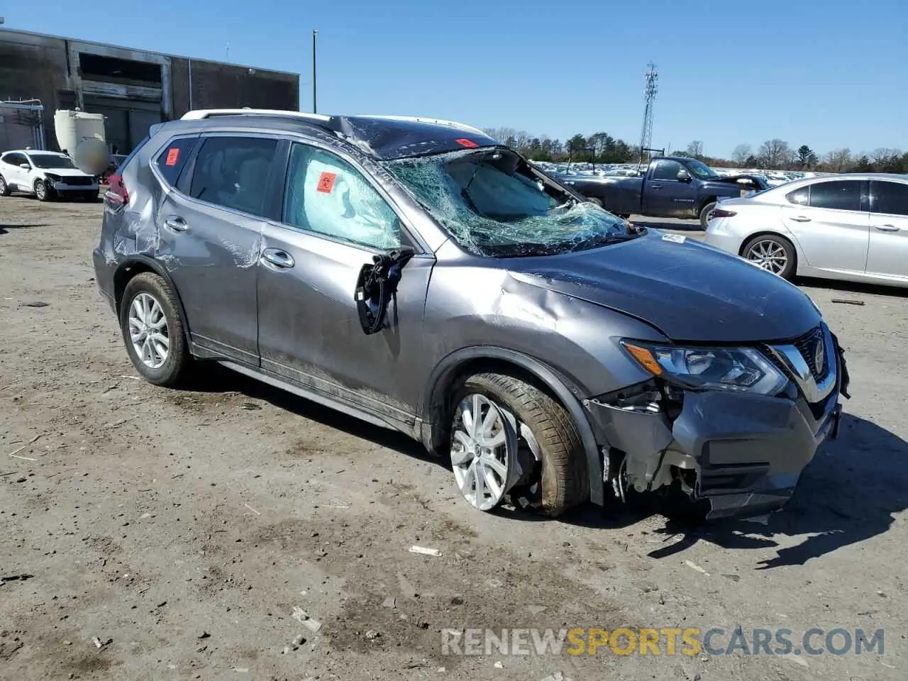 4 Photograph of a damaged car KNMAT2MV2KP539596 NISSAN ROGUE 2019