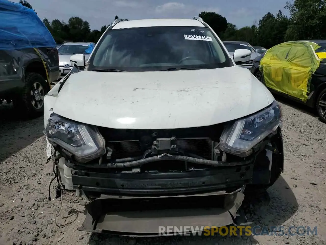 5 Фотография поврежденного автомобиля KNMAT2MV3KP513668 NISSAN ROGUE 2019