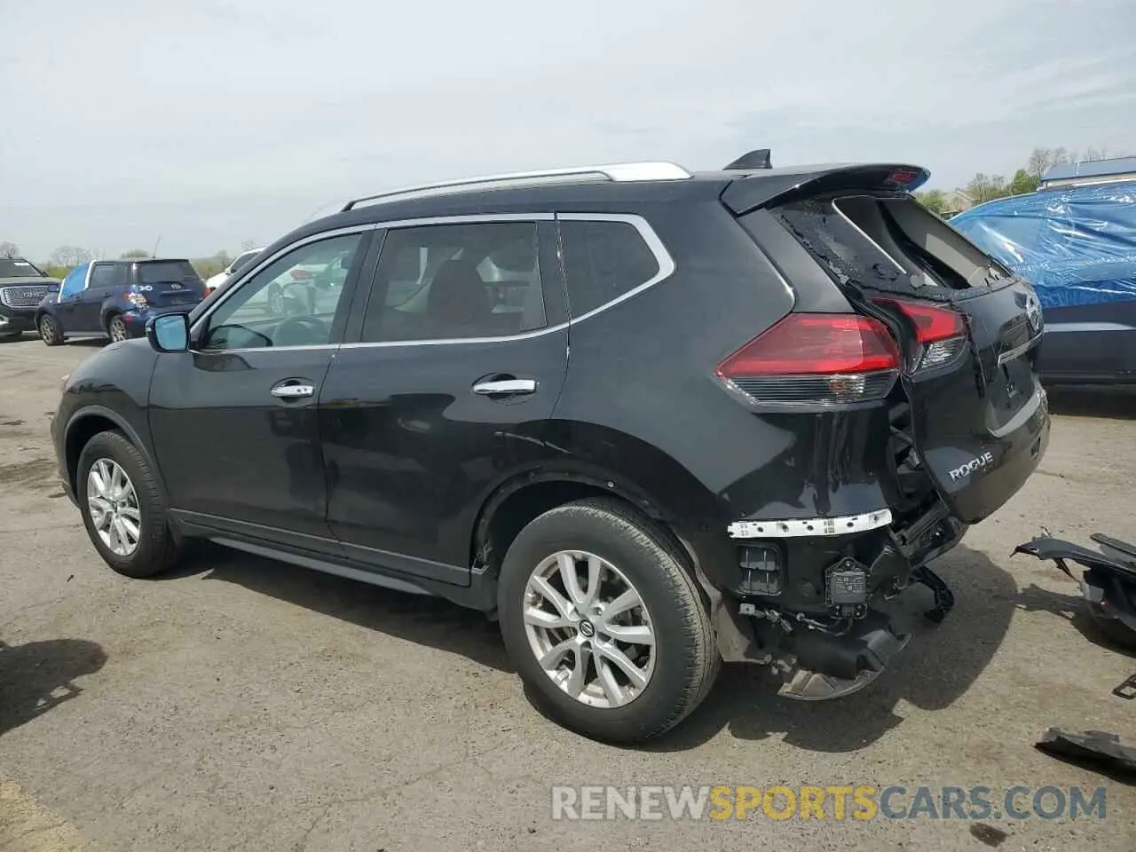 2 Photograph of a damaged car KNMAT2MV7KP545944 NISSAN ROGUE 2019