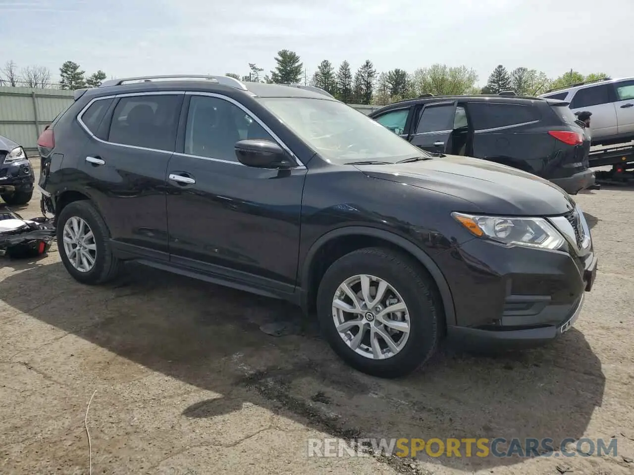4 Photograph of a damaged car KNMAT2MV7KP545944 NISSAN ROGUE 2019