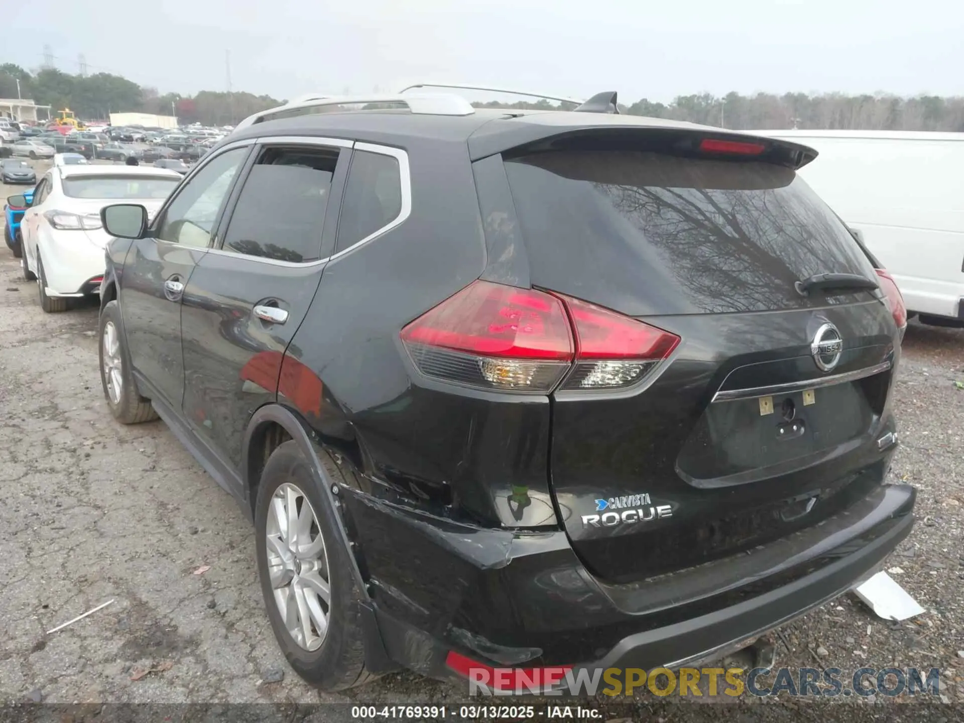 3 Photograph of a damaged car KNMAT2MV7KP549444 NISSAN ROGUE 2019