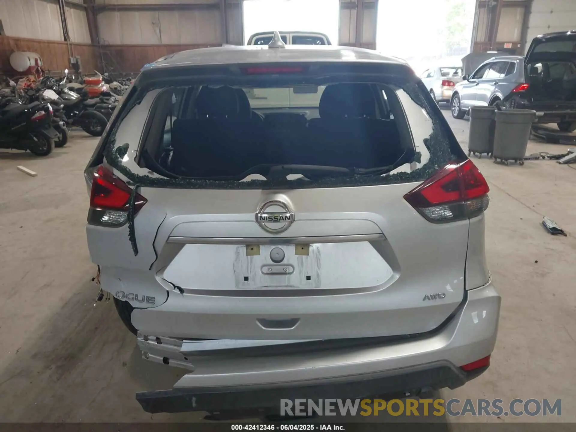 16 Photograph of a damaged car KNMAT2MV8KP503931 NISSAN ROGUE 2019