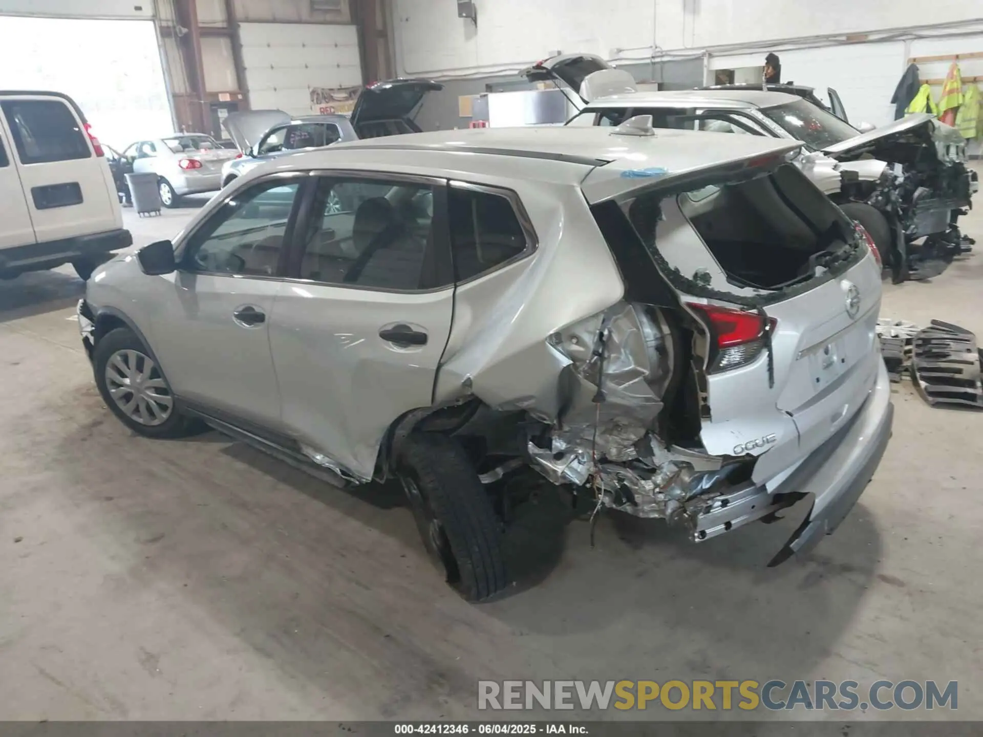 3 Photograph of a damaged car KNMAT2MV8KP503931 NISSAN ROGUE 2019