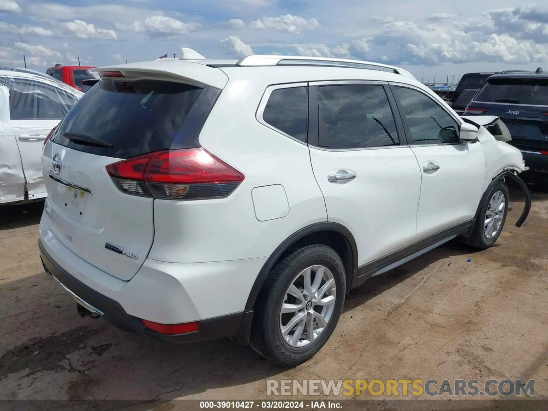 4 Фотография поврежденного автомобиля KNMAT2MV9KP550496 NISSAN ROGUE 2019