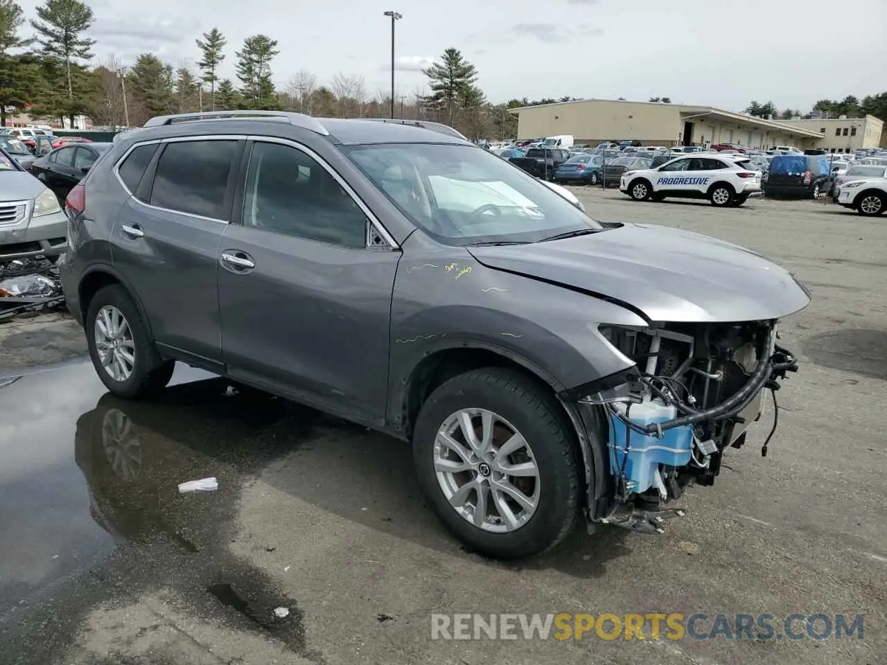 4 Photograph of a damaged car KNMAT2MV9KP550921 NISSAN ROGUE 2019