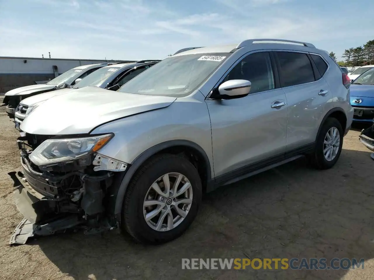 1 Photograph of a damaged car KNMAT2MV9KP553768 NISSAN ROGUE 2019