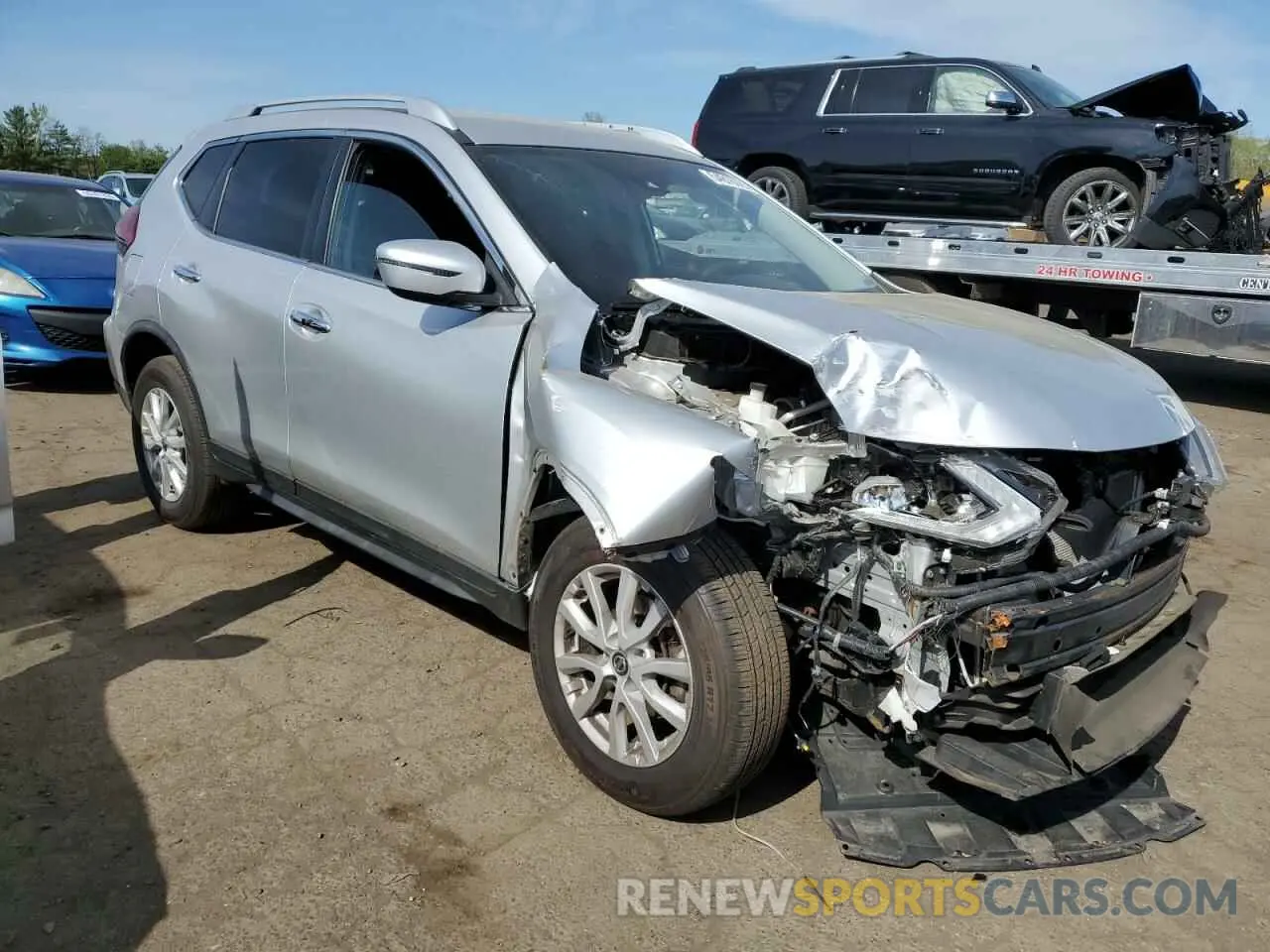 4 Photograph of a damaged car KNMAT2MV9KP553768 NISSAN ROGUE 2019