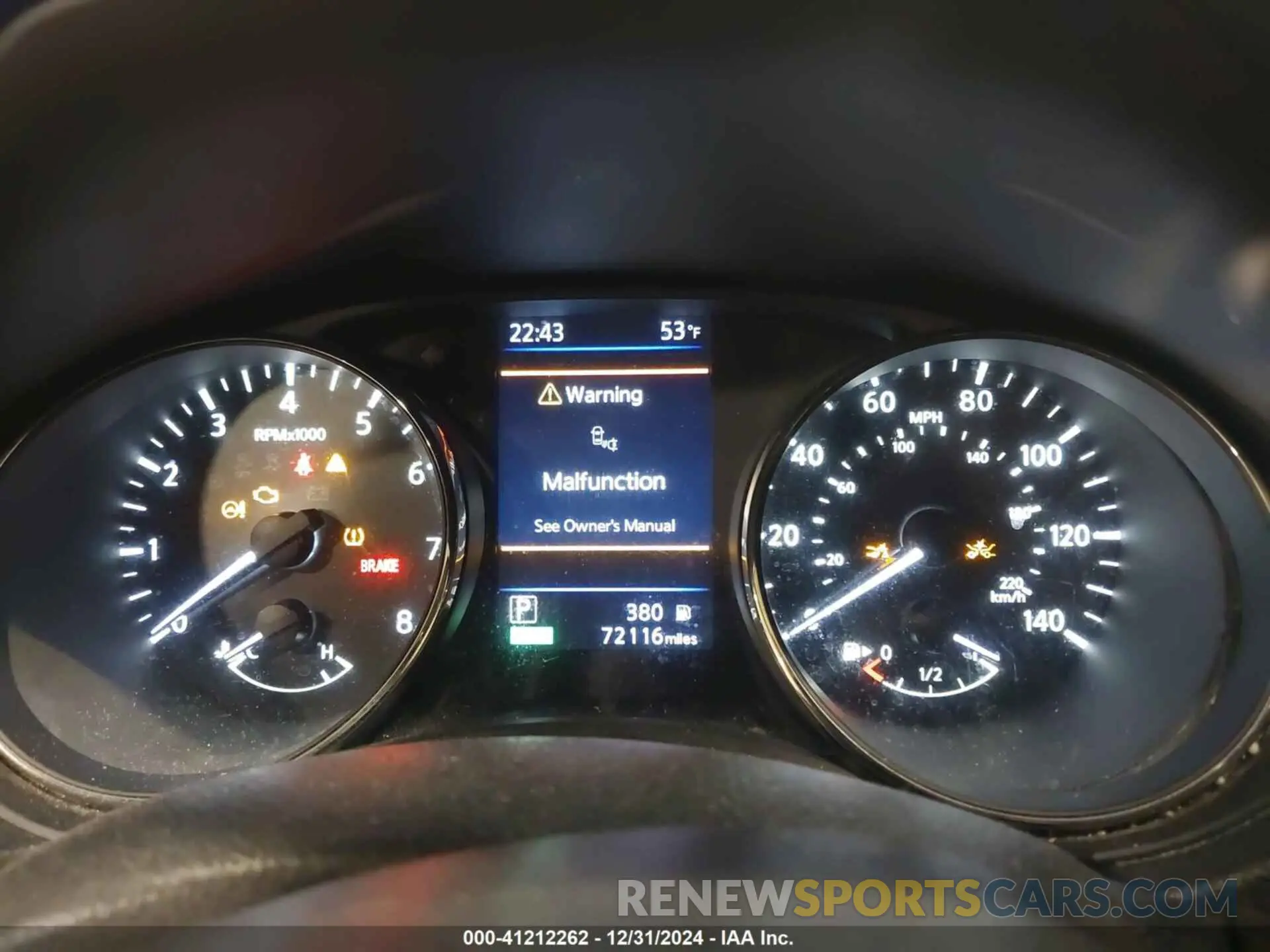 7 Photograph of a damaged car KNMAT2MV9KP554984 NISSAN ROGUE 2019