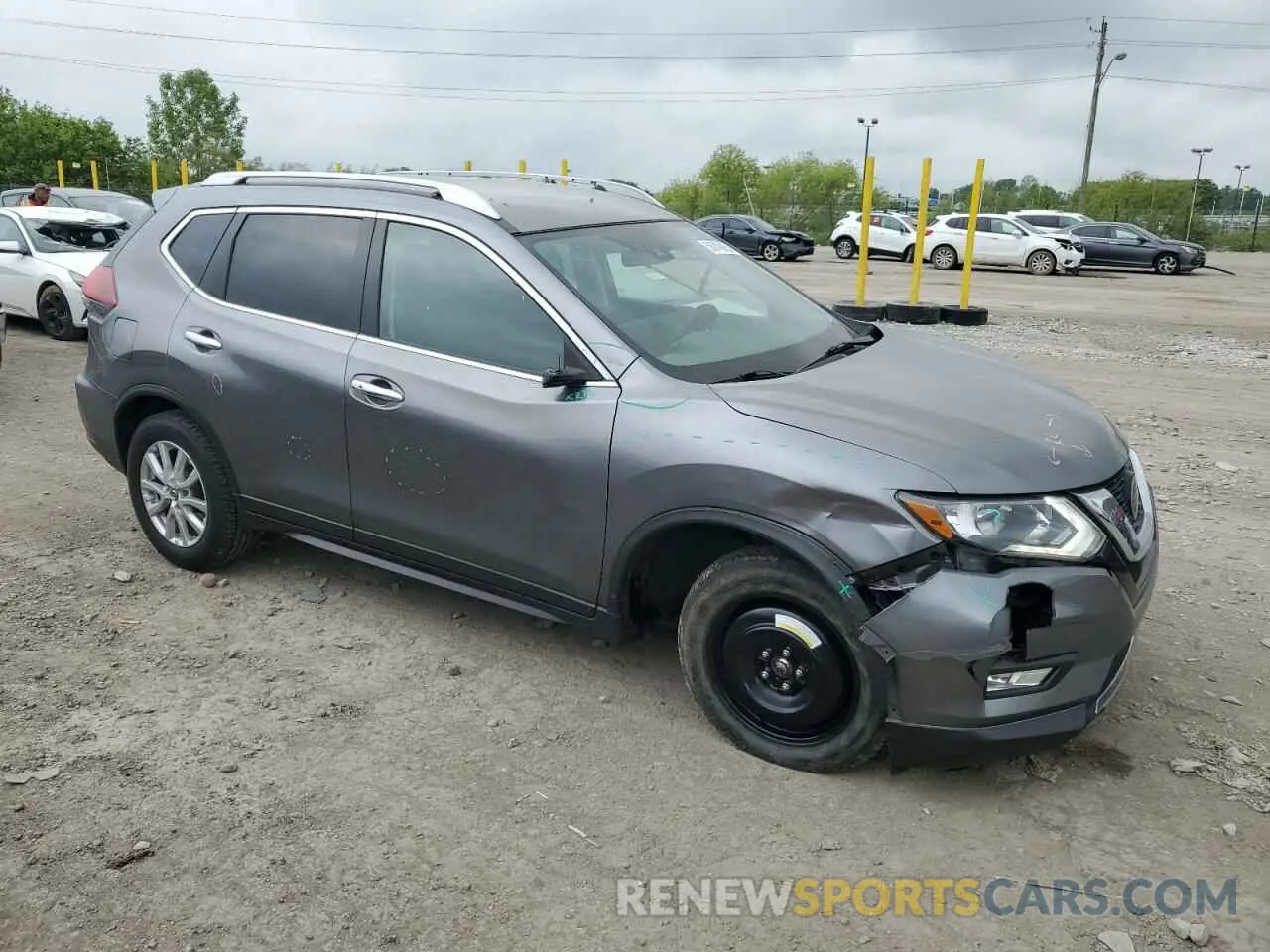 4 Фотография поврежденного автомобиля KNMAT2MVXKP501615 NISSAN ROGUE 2019