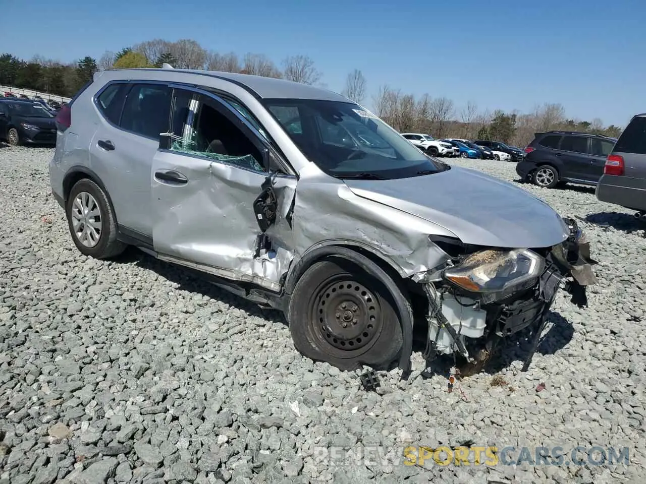 4 Photograph of a damaged car KNMAT2MVXKP527180 NISSAN ROGUE 2019