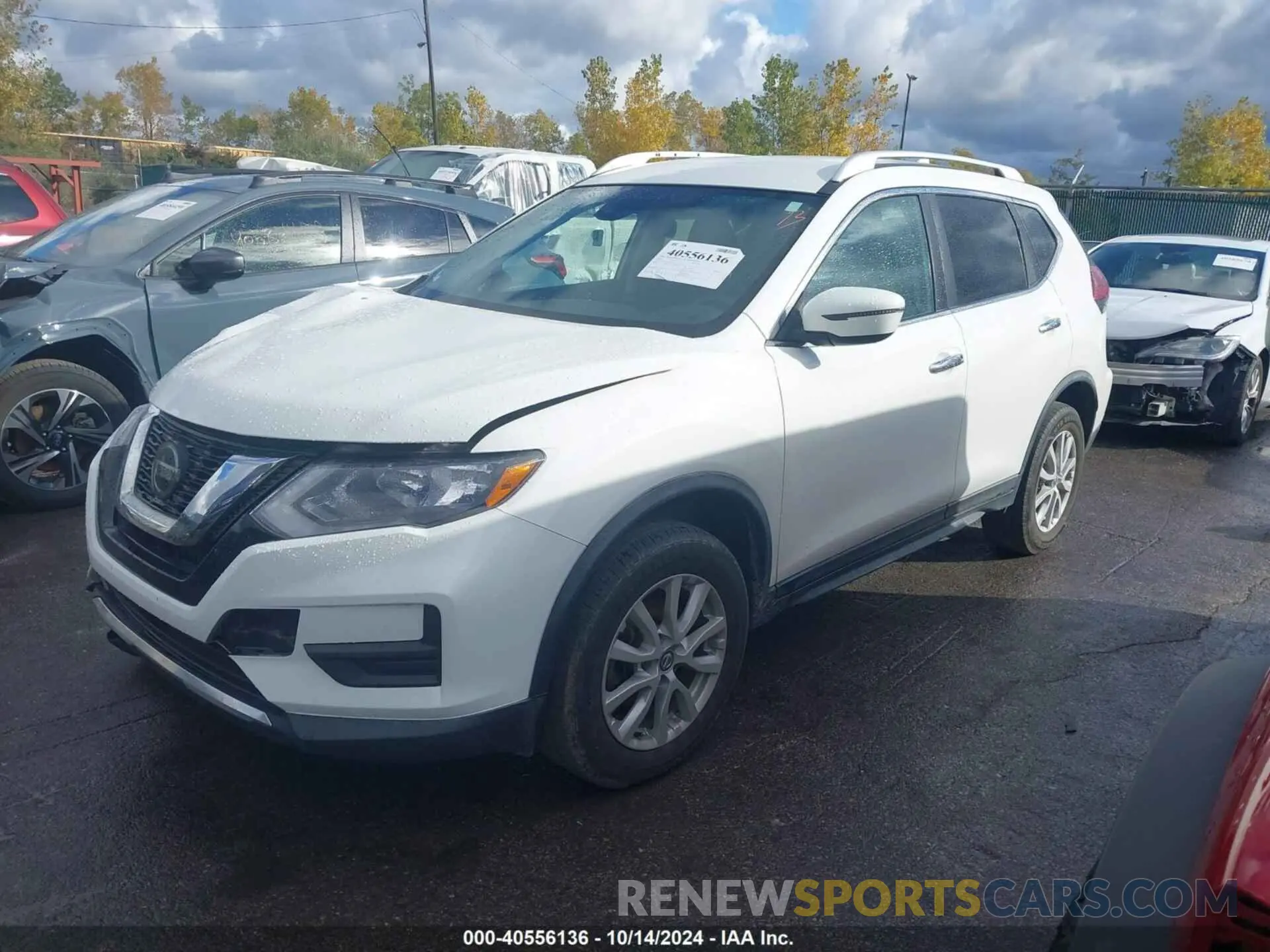 2 Photograph of a damaged car KNMAT2MVXKP528443 NISSAN ROGUE 2019