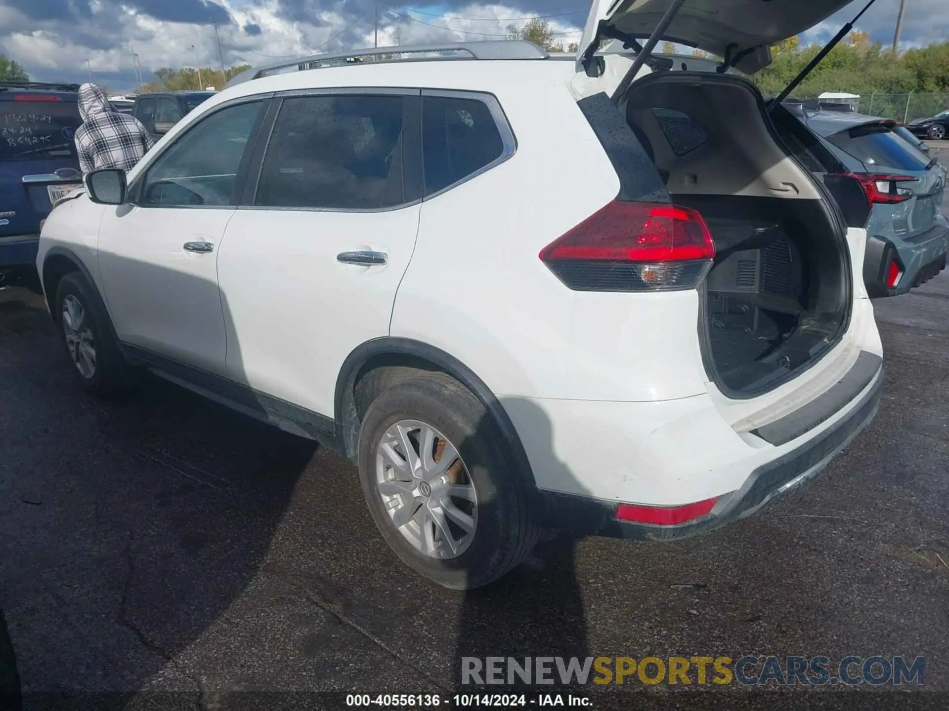 3 Photograph of a damaged car KNMAT2MVXKP528443 NISSAN ROGUE 2019