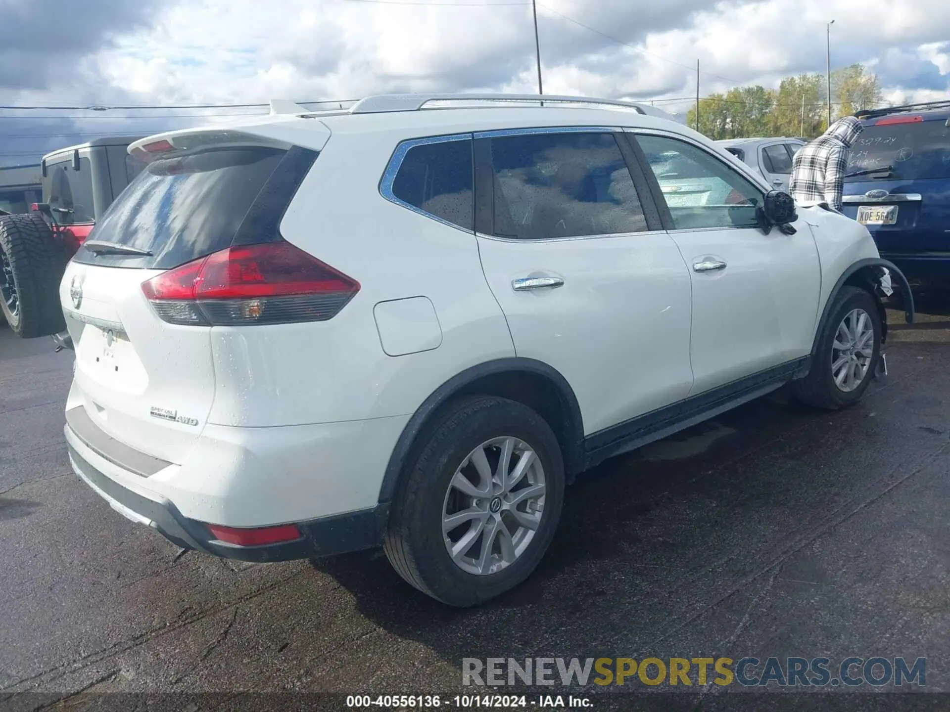 4 Photograph of a damaged car KNMAT2MVXKP528443 NISSAN ROGUE 2019