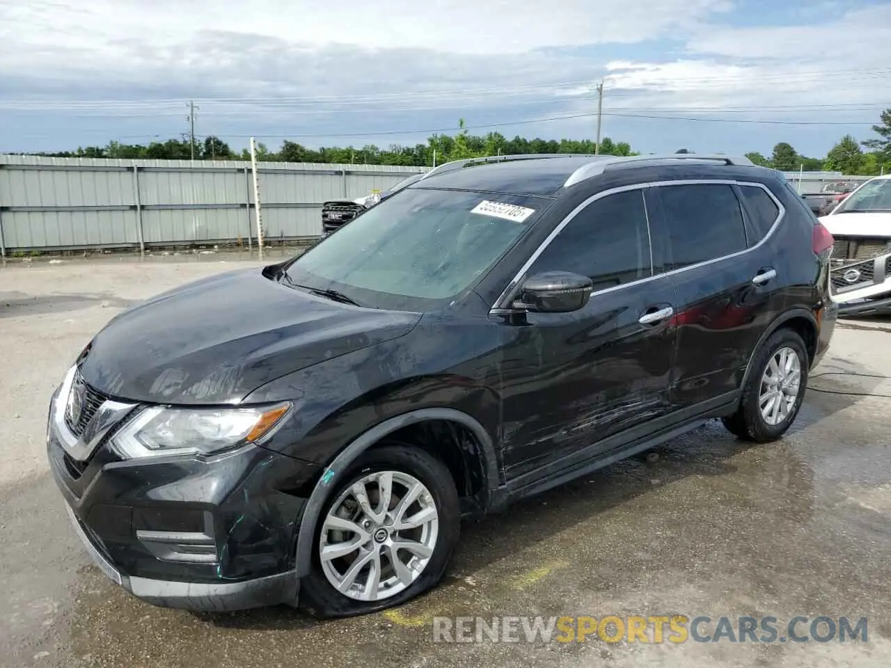 1 Photograph of a damaged car KNMAT2MVXKP530144 NISSAN ROGUE 2019