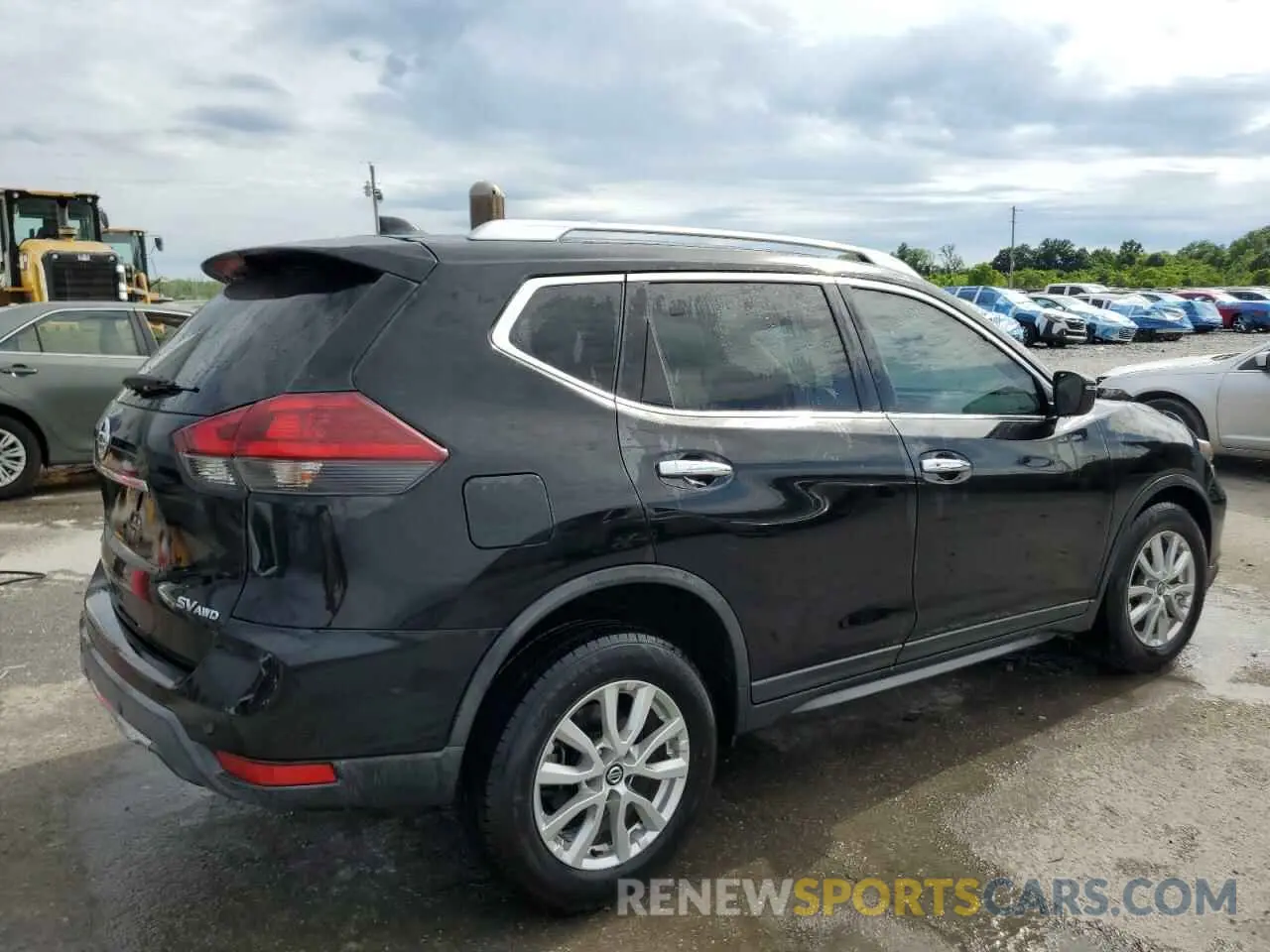 3 Photograph of a damaged car KNMAT2MVXKP530144 NISSAN ROGUE 2019