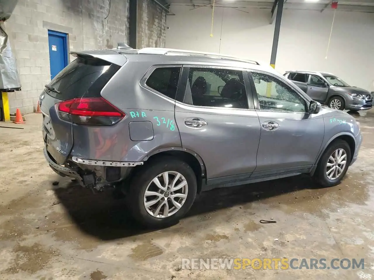 3 Photograph of a damaged car KNMAT2MVXKP541287 NISSAN ROGUE 2019