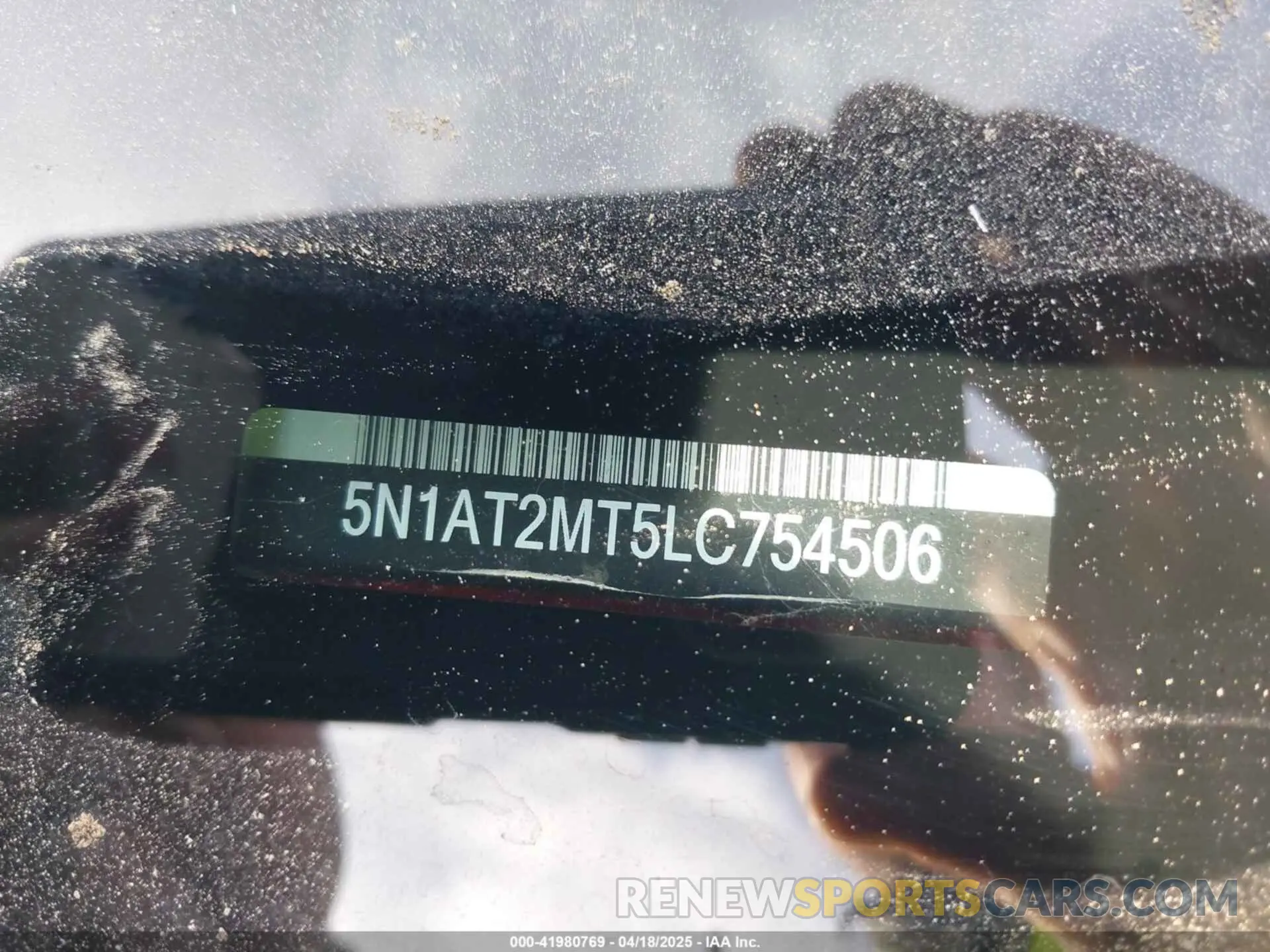 9 Фотография поврежденного автомобиля 5N1AT2MT5LC754506 NISSAN ROGUE 2020