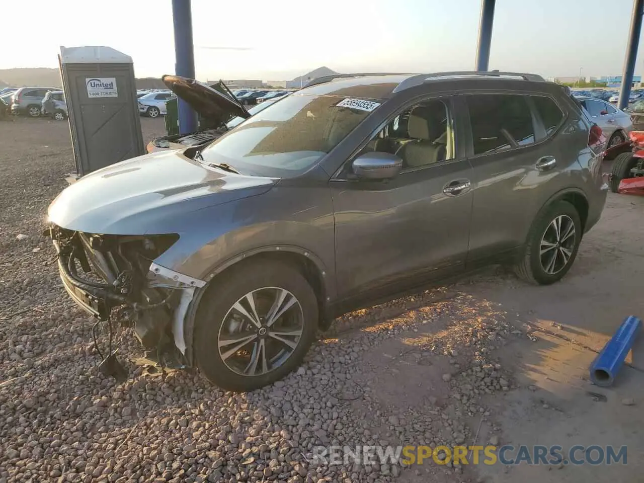 1 Photograph of a damaged car 5N1AT2MT7LC750523 NISSAN ROGUE 2020