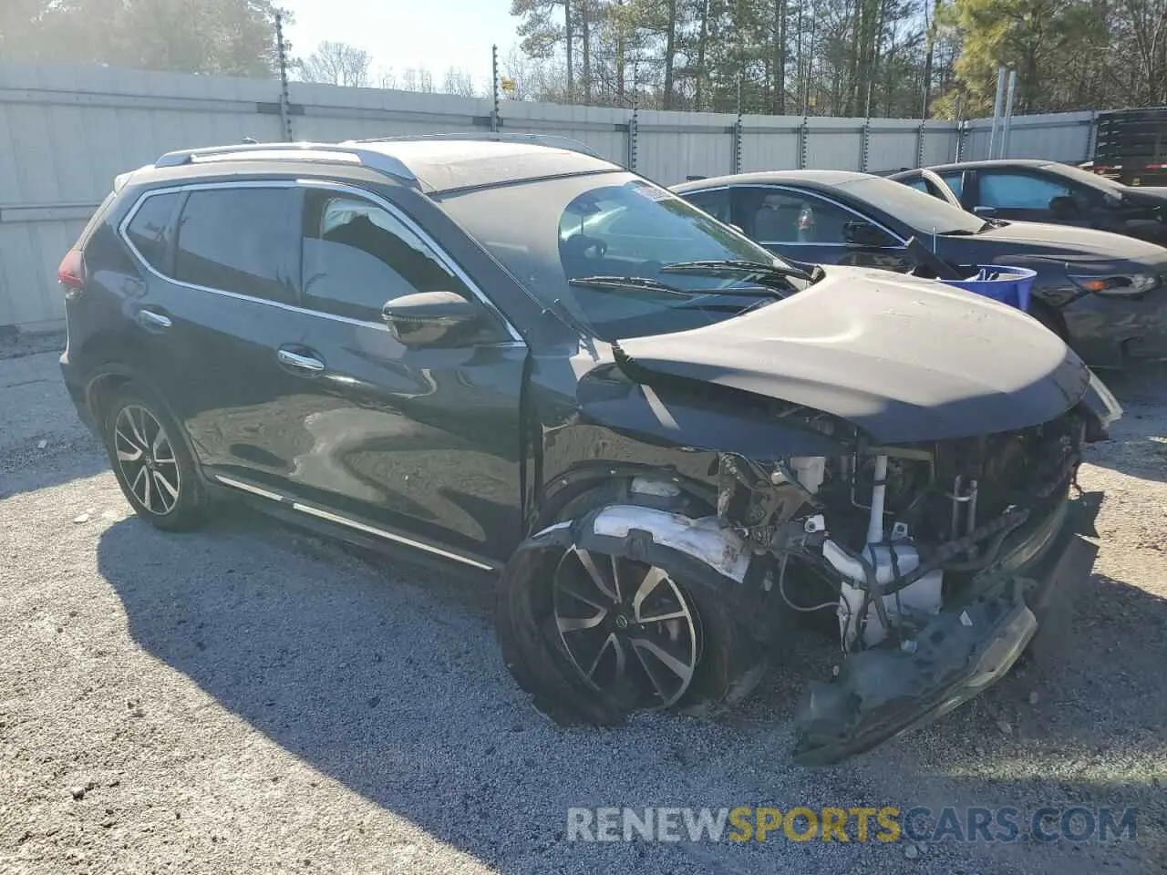 4 Photograph of a damaged car 5N1AT2MT8LC701475 NISSAN ROGUE 2020