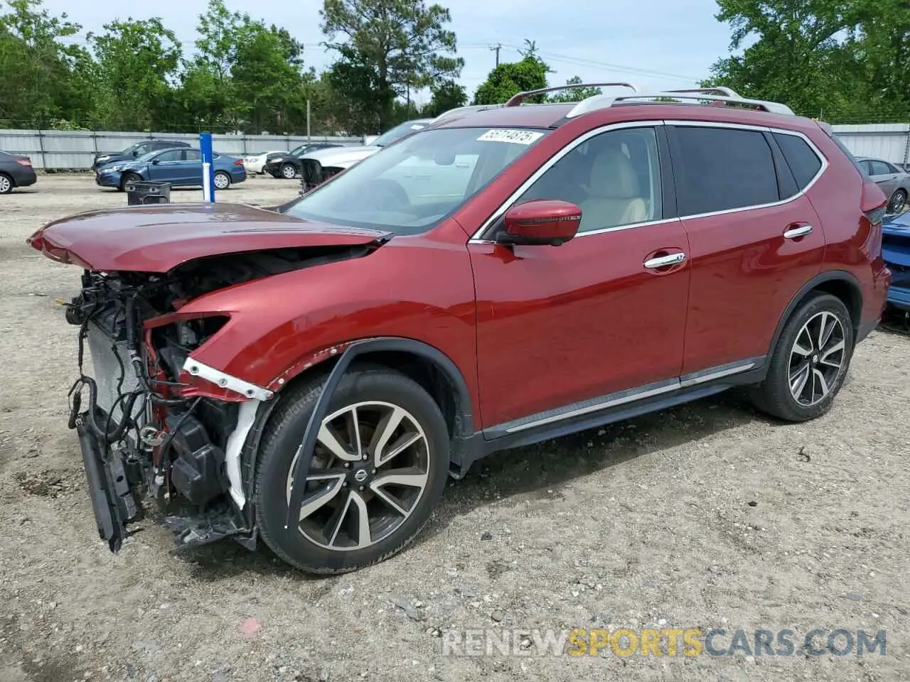 1 Photograph of a damaged car 5N1AT2MTXLC734803 NISSAN ROGUE 2020