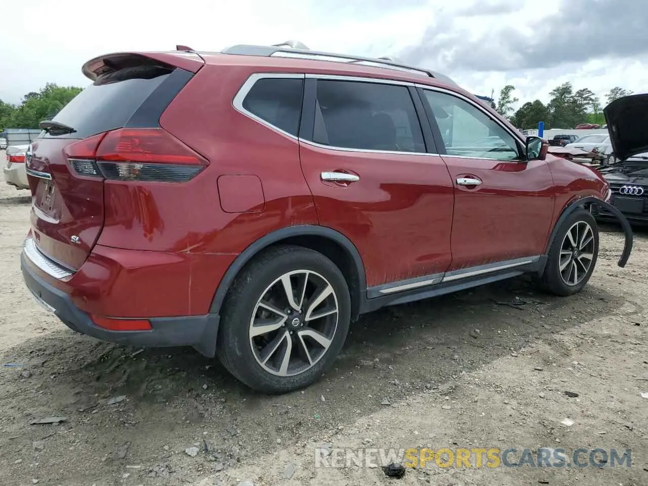 3 Photograph of a damaged car 5N1AT2MTXLC734803 NISSAN ROGUE 2020