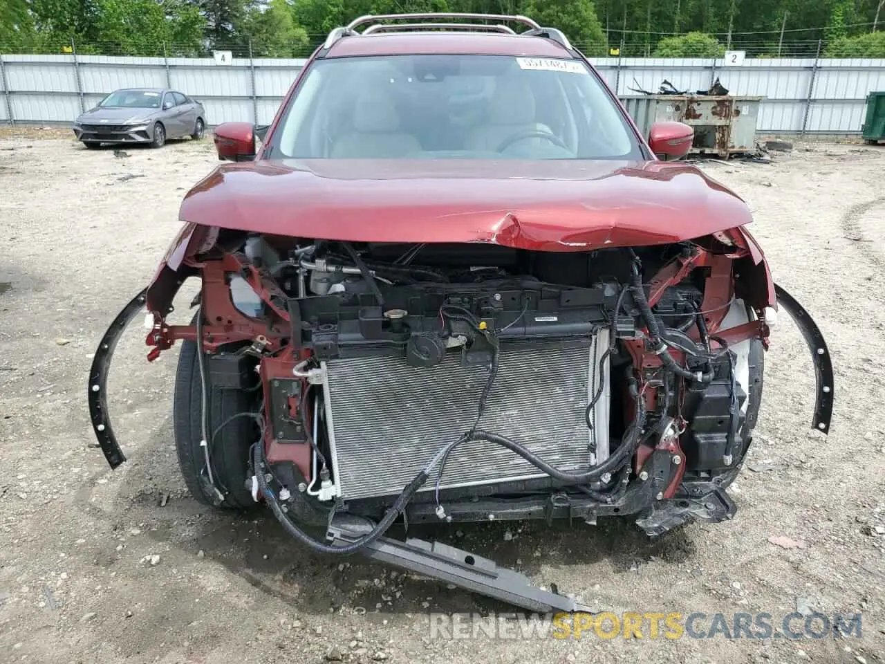 5 Photograph of a damaged car 5N1AT2MTXLC734803 NISSAN ROGUE 2020