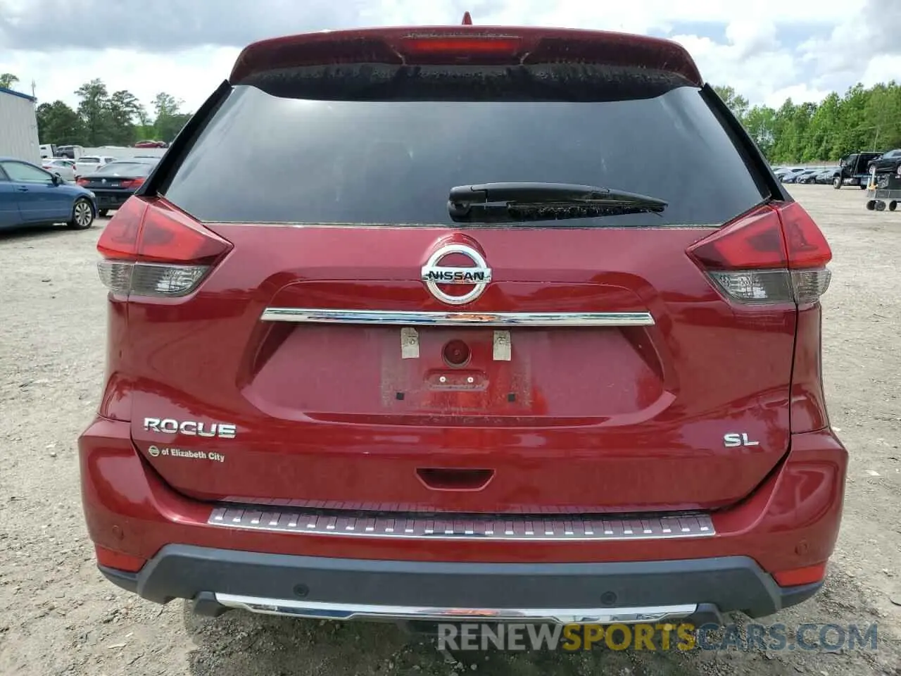 6 Photograph of a damaged car 5N1AT2MTXLC734803 NISSAN ROGUE 2020
