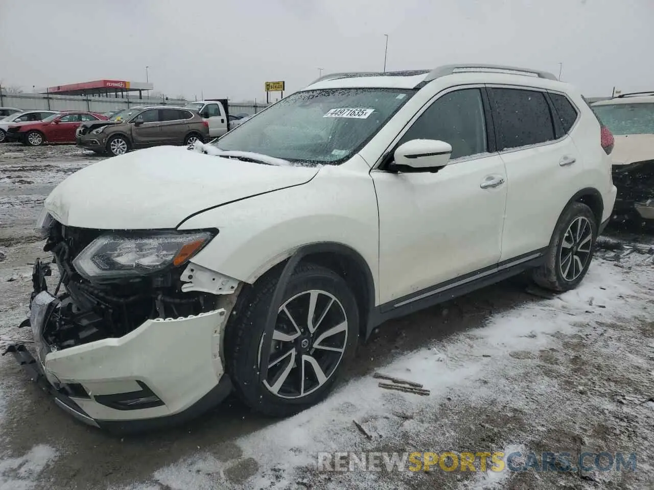 1 Photograph of a damaged car 5N1AT2MV1LC734707 NISSAN ROGUE 2020