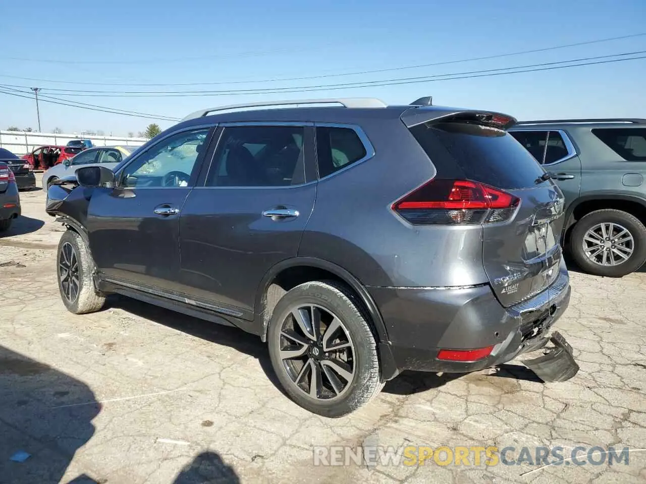 2 Photograph of a damaged car 5N1AT2MV1LC763611 NISSAN ROGUE 2020