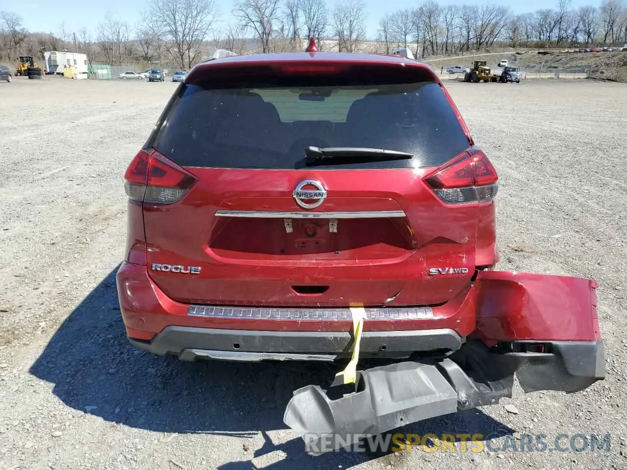 6 Photograph of a damaged car 5N1AT2MV2LC815943 NISSAN ROGUE 2020