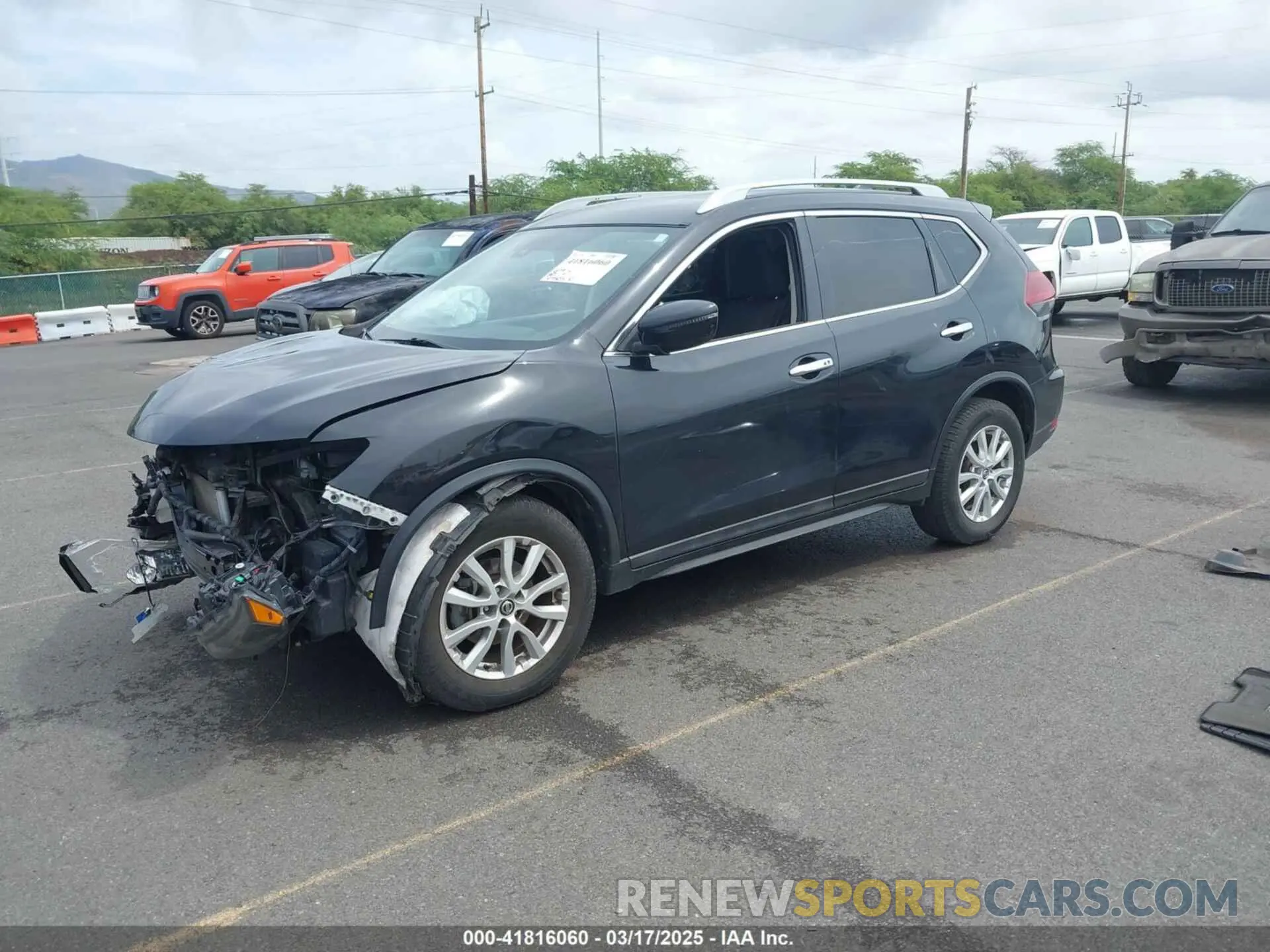 2 Photograph of a damaged car 5N1AT2MV3LC743392 NISSAN ROGUE 2020