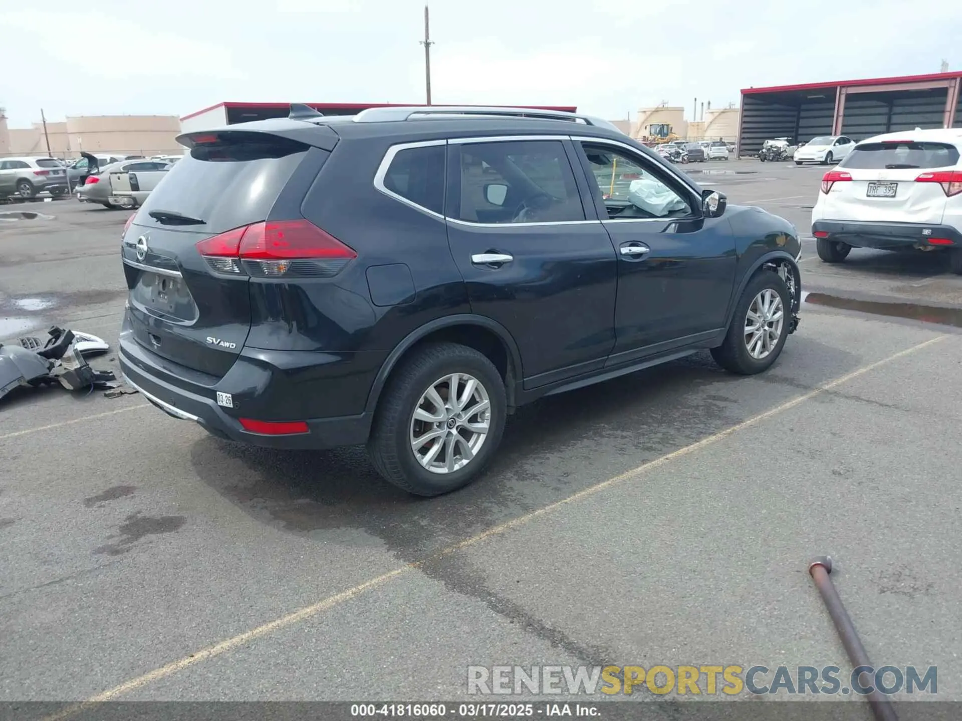 4 Photograph of a damaged car 5N1AT2MV3LC743392 NISSAN ROGUE 2020