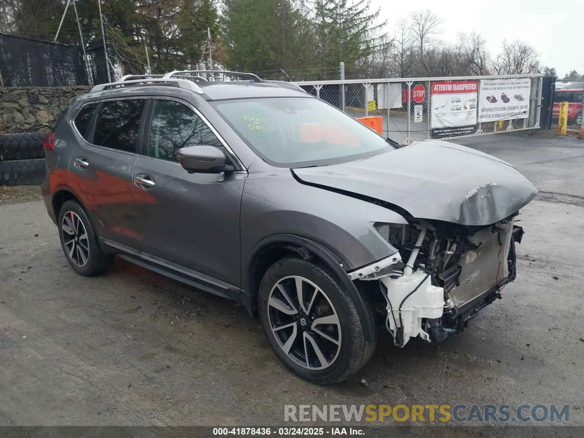 1 Photograph of a damaged car 5N1AT2MV7LC763421 NISSAN ROGUE 2020
