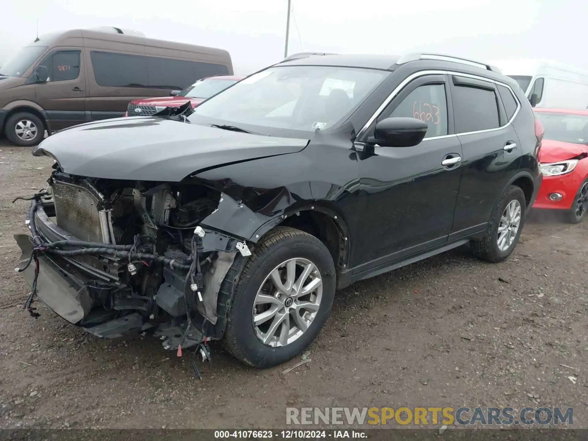 2 Photograph of a damaged car 5N1AT2MV7LC781417 NISSAN ROGUE 2020