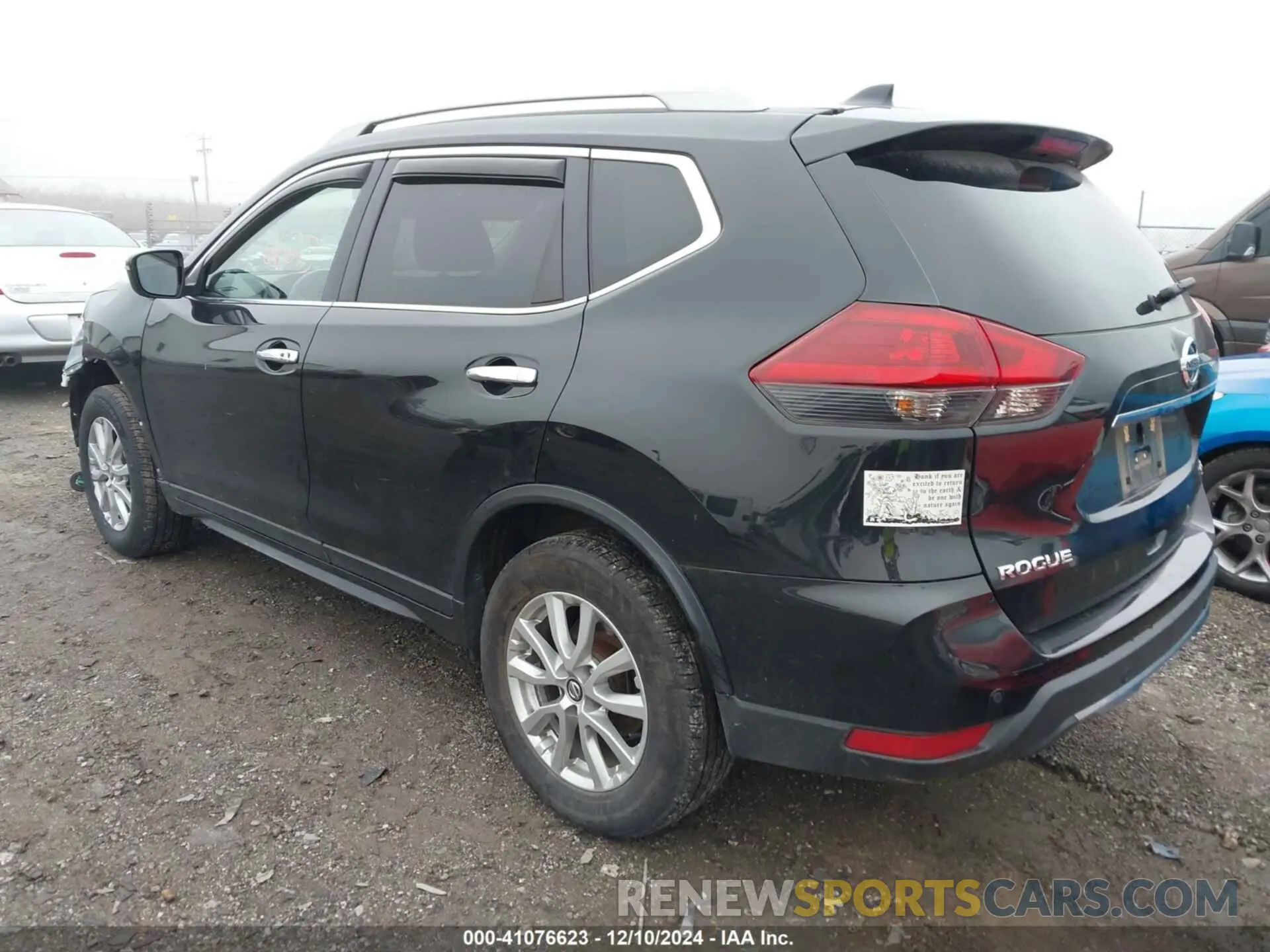 3 Photograph of a damaged car 5N1AT2MV7LC781417 NISSAN ROGUE 2020