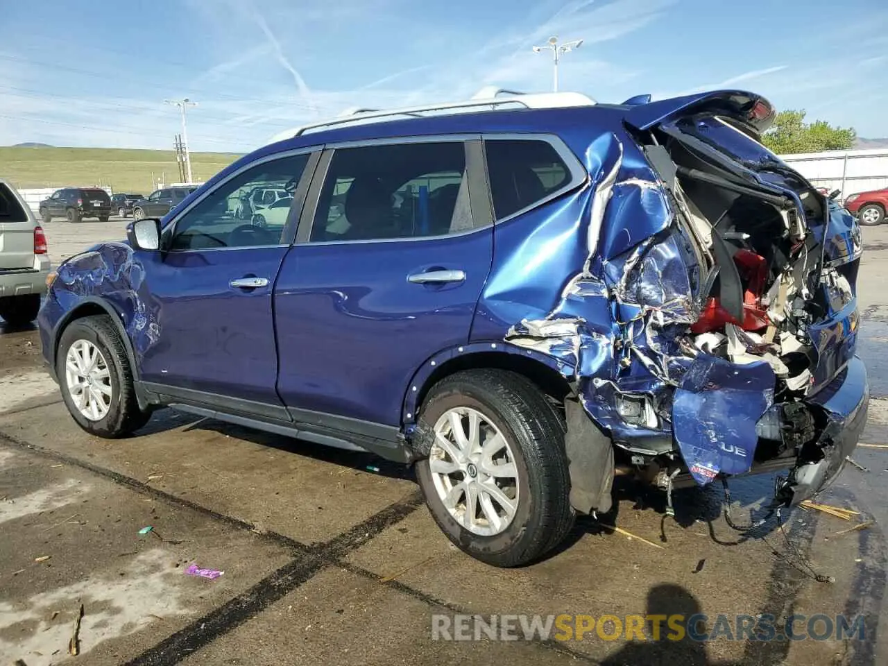 2 Photograph of a damaged car 5N1AT2MV7LC795883 NISSAN ROGUE 2020
